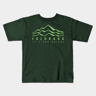 Colorado- It's Our Nature Kids T-Shirt